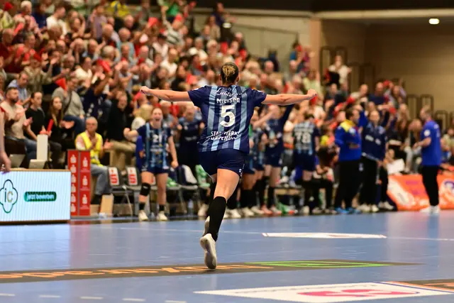 Maj Nielsen freut sich über den Sieg | Foto: Felix Weißberg/DerSportfotograf