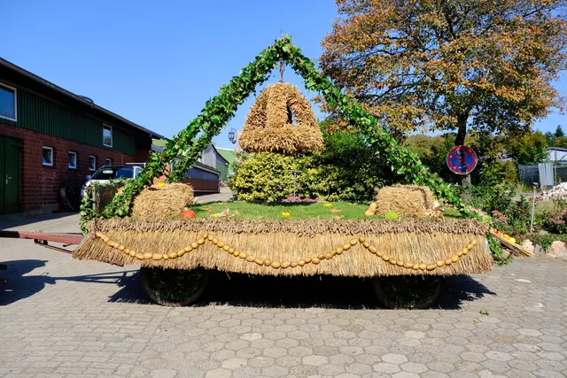 Die Erntekrone von Bargstedt | Foto: Landjugend Bargstedt