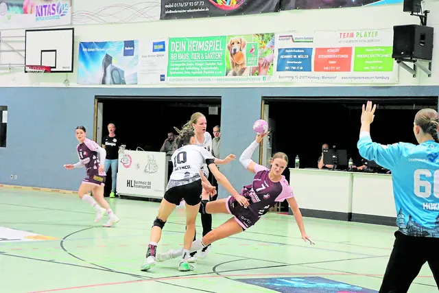 Die Luchse spielten zeitweise gut, Waiblingen spielte aber routinierter und machte die entscheidenden Tore | Foto: HL Buchholz 08-Rosengarten
