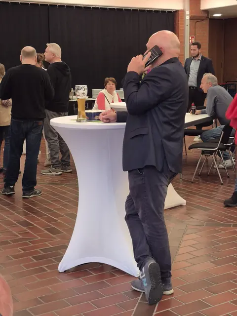 Robert Offermann (AfD) zeigte sich enttäuscht von seinem Ergebnis | Foto: Pöp
