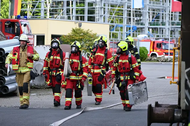 Feuerwehrleute aus dem Landkreis Harburg übten in Celle | Foto: Feuerwehr/Wille
