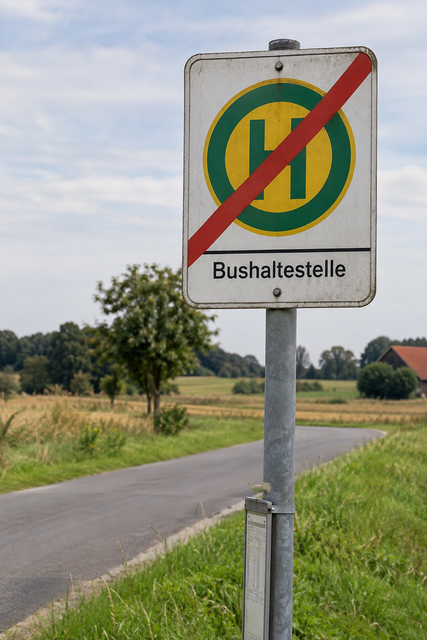 Gestrichene Haltestelle (Symbolbild) | Foto: KI