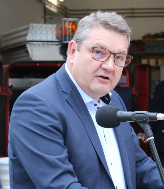 Samtgemeinde-Bürgermeister Holger Falcke | Foto: FFW / Stefan Braun