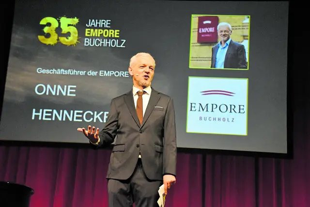 Onne Hennecke moderierte die Jubiläumsveranstaltung | Foto: Axel-Holger Haase