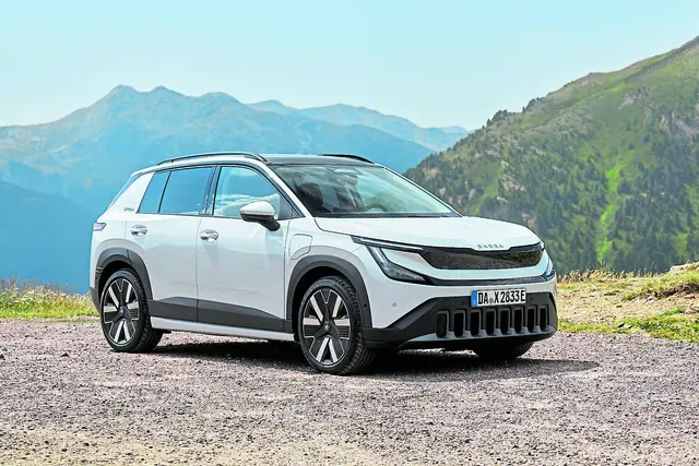 Die Formensprache des Skoda Epiq zeigt eindeutig die Formensprache der Skoda-Familie  | Foto: Skoda