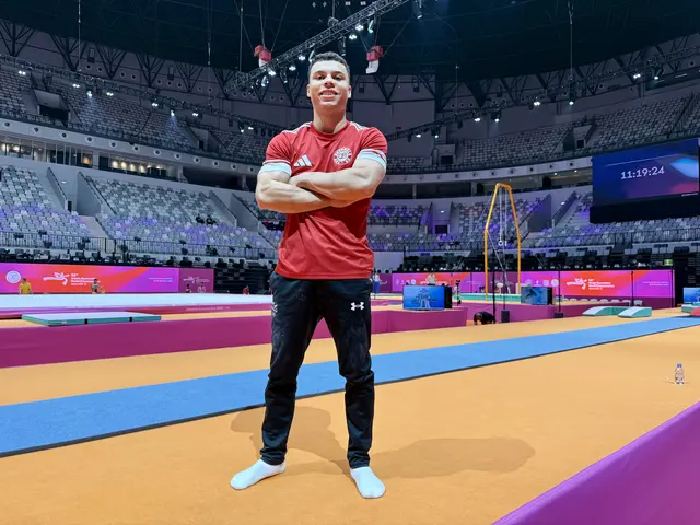 Pablo Broszio freut sich in der riesigen Multifunktionsarena besonders auf seinen Weltcup-Auftritt an den Ringen | Foto: TSV 08