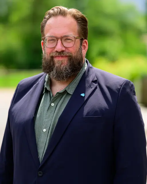 Stefan Zimmermann, Direktor des Freilichtmuseums am Kiekeberg, vertritt Deutschland und freut sich auf die europäische Zusammenarbeit der Freilichtmuseen. | Foto: FLMK