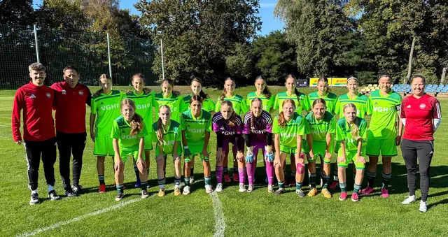 Das erfolgreiche U16-Auswahlteam des NFV mit Mimi Pötzscher vom FC Rosengarten | Foto: NFV