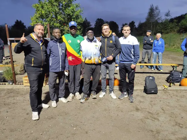 Die Finalisten des Rosengartenturniers (v. li.): Pascal, Oscar, Moustain, Honoré, Maxime und David | Foto: Romi Rohlfs