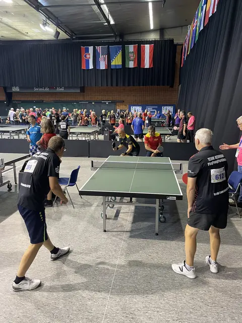 Doppel in der SwissLife Hall | Foto: TTC Drochtersen