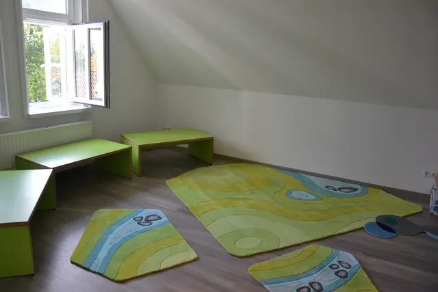Der neue großzügige Veranstaltungsraum in dem erweiterten Kinderbereich  | Foto: sc