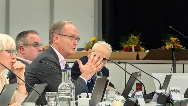 Auch in seiner letzten Kreistagssitzung ergriff Hans-Heinrich Aldag wiederholt engagiert das Wort | Foto: Jan Filter