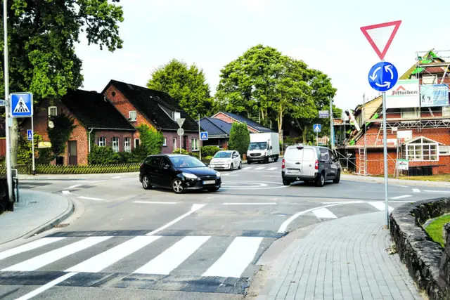 Der Kreisverkehr in Sprötze wird instand gesetzt | Foto: bim