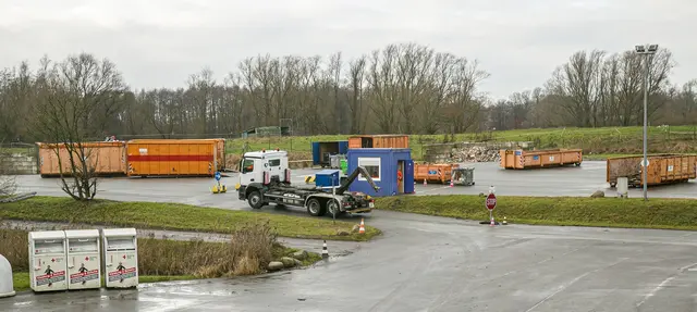  Im AWZ Stade-Süd läuft der Betrieb am Freitag nur eingeschränkt | Foto: Landkreis Stade