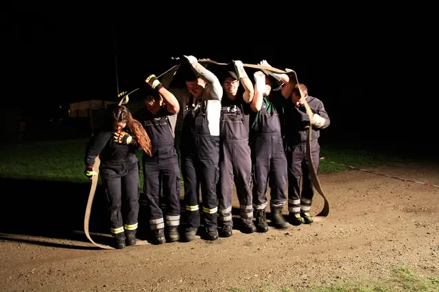 Der Schlauchlauf wurde durchgeführt | Foto: Feuerwehr