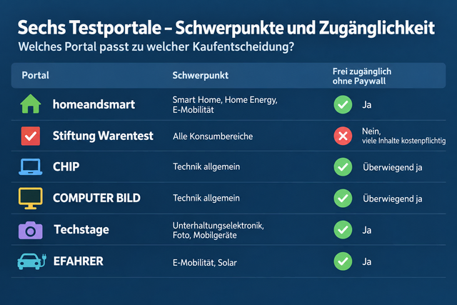 Kriterien für seriöse Testportale im Überblick