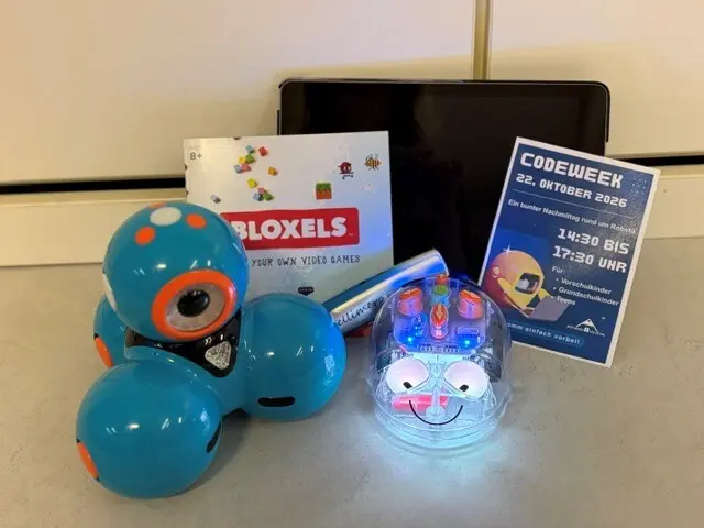 Bei der Code Week können Kinder Lernroboter programmieren | Foto: Gemeinde Seevetal