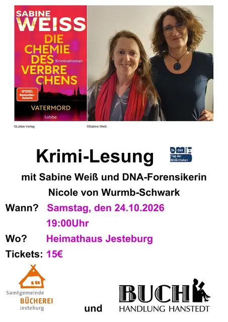 Infoflyer Krimi-Lesung  | Foto: Samtgemeindebücherei Jesteburg