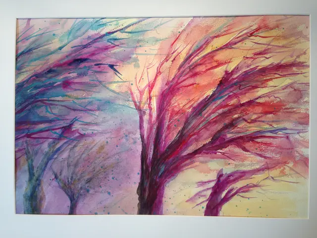 Das Aquarell "Mit dem Wind" gehört zu den Werken der Stader Künstlerin Uschi Michalczak-Kaleja, die im Rahmen ihrer Ausstellung "Augenblicke" im Stader Rathaus zu sehen sind | Foto: privat