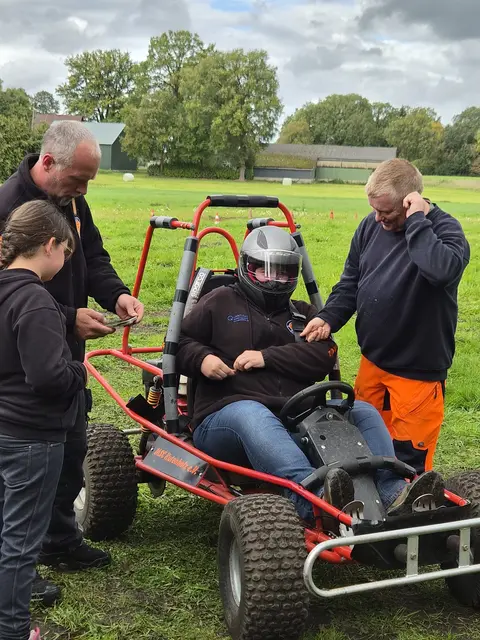 Jugendwart Dirk Gerken im Kart | Foto: MSC Kutenholz