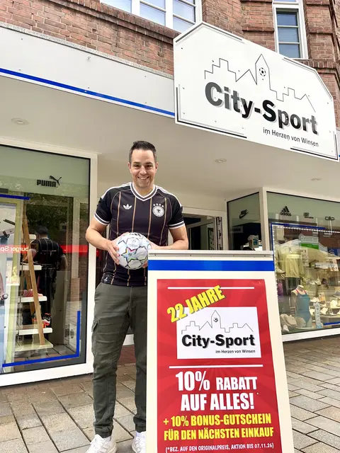 Das Fachgeschäft City-Sport in Winsen feiert sein 22-jähriges Bestehen mit Jubiläumsrabatten und einem erweiterten Sortiment | Foto: City-Sport