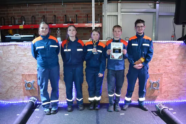 Der 3. Platz ging an das Team Nebraska aus Lintig-Ringstedt | Foto: Feuerwehr 