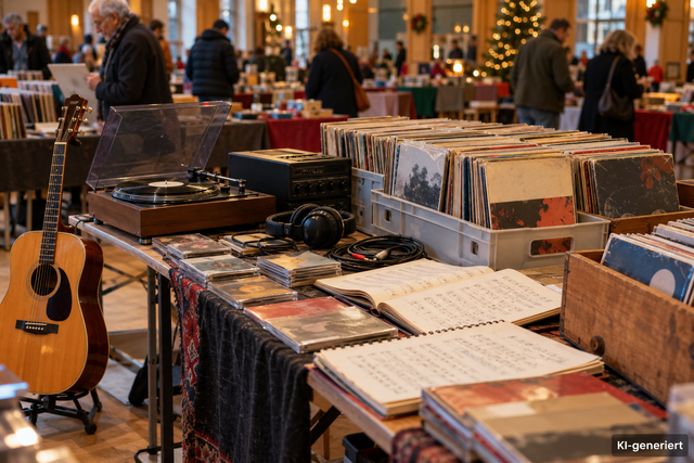 Symbolfoto: In Horneburg lädt der Verein Domino Jugendprojekte zum Indoorflohmarkt rund um Musik ein | Foto: KI-generiert