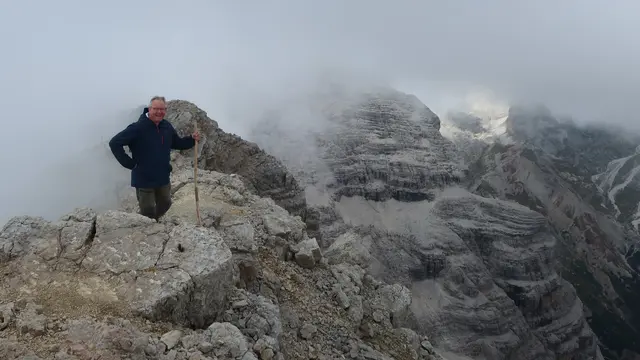 Spektakuläres Panorama: Pastor Markus Kalmbach bei seiner Alpenüberquerung | Foto: Kalmbach