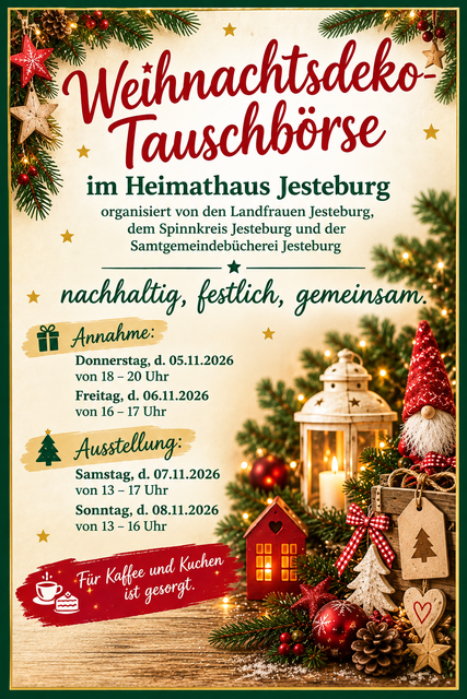 Weihnachtsdeko-Tauschbörse | Foto: KI generiert
