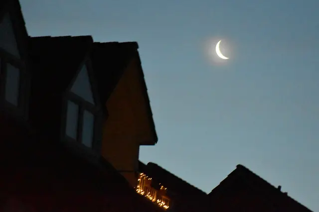 Aus der Sichel wird ein Vollmond | Foto: Ael-Holger Haase