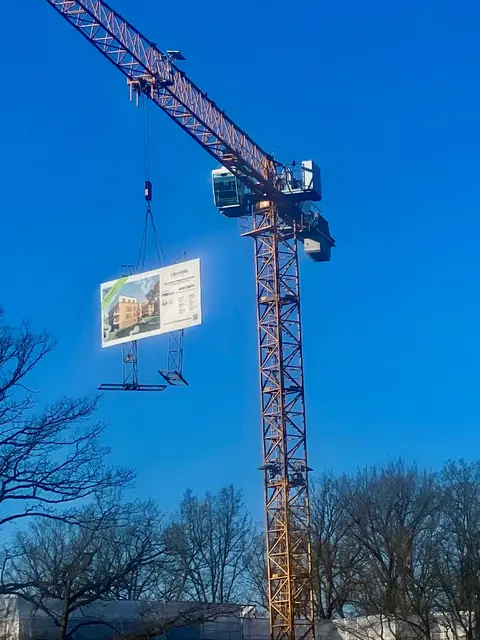 Die Werbung für Weitblickende in der Luft | Foto: Busch
